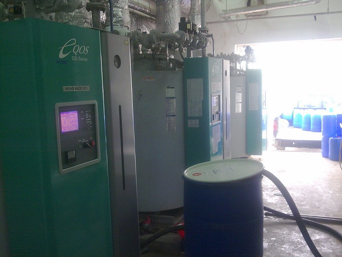 Tẩy rửa hệ thống nồi hơi tại Công ty Toyota Boshoku Hải Phòng /  Cleans the boiler system at Toyota Boshoku Hai Phong